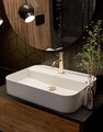 Смеситель для раковины AQUAme Siena, шлифованное золото AQM6210BG