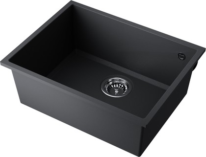Кухонная мойка Omoikiri Tedori 54-U-BE, Tetogranit, чёрный 4993988