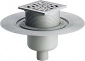 Трап 150x150мм для душа с решеткой из нержавеющей стали Viega Advantix 557201