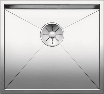 Кухонная мойка Blanco Zerox 450-U, отводная арматура, полированная сталь 521587