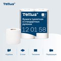 Туалетная бумага Tellus TP4 Комфорт, в стандартных рулонах, 4шт, белая 120158