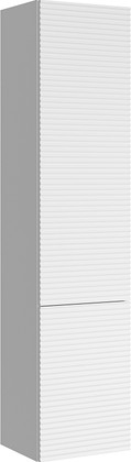 Пенал Aqwella Боско 152x35x30, фасад волна, белый BOS0535WM+BOS07VOL99WM+BOS07VOL52WM