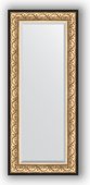 Зеркало Evoform Exclusive 600x1400 с фацетом, в багетной раме 106мм, барокко золото BY 1261