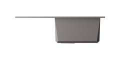 Кухонная мойка Omoikiri Sakaime 68-GR, с крылом, гранит, leningrad grey 4993545