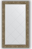 Зеркало Evoform Exclusive-G 750x1300 с гравировкой, в багетной раме 85мм, виньетка античная латунь BY 4231