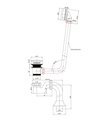 Слив-перелив Washbasin click-clack, хром 3000.01 CR