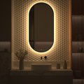 Зеркало с окантовкой Defesto Aura 60x120, LED подсветка, сенсорный выключатель, тёплый белый свет DF 2936S