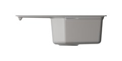 Кухонная мойка Omoikiri Yonaka 65-GR, с крылом, leningrad grey 4993346