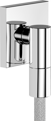 Шланговое подсоединение Hansgrohe FixFit Fine E, с клапаном обратного тока, хром 28883000