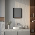 Зеркало с окантовкой Defesto Aura 50x60, LED подсветка, без выключателя, тёплый белый свет DF 2973