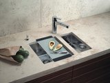 Кухонная мойка без крыла, нержавеющая сталь зеркальной полировки Blanco Zerox 340-U 517239