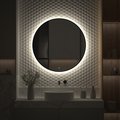 Зеркало с окантовкой Defesto Aura d90, LED подсветка, сенсорный выключатель, нейтральный белый свет DF 2986S