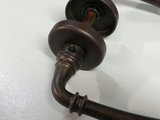 Ручка дверная Colombo Ida, d50, с накладкой классик, античная бронза ID31R bronzo antico
