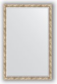 Зеркало Evoform Exclusive 1130x1730 с фацетом, в багетной раме 70мм, прованс с плетением BY 3615