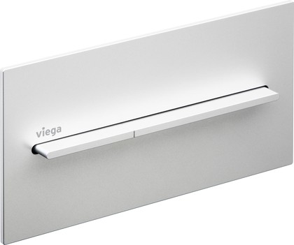 Смывная клавиша для унитаза Viega Visign for More 104 металл двойной смыв, хром матовый 598464