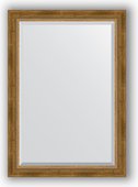 Зеркало Evoform Exclusive 730x1030 с фацетом, в багетной раме 70мм, состаренное бронза с плетением BY 3458