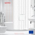 Штора для ванной Spirella Wet, 180x180см, текстиль, белая 1040749
