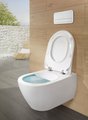 Унитаз подвесной Villeroy & Boch Subway 2.0, крышка SoftClose, Альпийский белый 5614R201