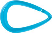 Кольца для штор Spirella Drop, 12шт., голубые 1014720