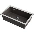 Кухонная мойка Omoikiri Omishima 76-U SG Matt Natceramic, подстольный монтаж, stone grey матовый 4997572