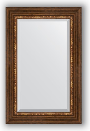 Зеркало Evoform Exclusive 560x860 с фацетом, в багетной раме 88мм, римская бронза BY 3413