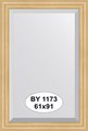 Зеркало Evoform Exclusive 610x910 с фацетом, в багетной раме 62мм, сосна BY 1173