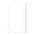 Зеркало Defesto Opti 60x120, LED подсветка, без выключателя, нейтральный белый свет DF 2906