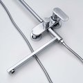 Душевая система Aquatek Ника, смеситель с длинным изливом, верхний душ 300x193мм, лейка 3jet, хром AQ2840CR