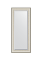 Зеркало Evoform Exclusive 620x1470 с фацетом, в багетной раме 93мм, серебряный акведук BY 1268