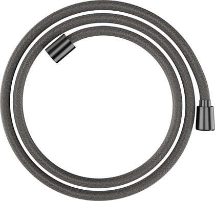 Шланг для душа Hansgrohe Designflex 1600, текстильный, шлифованный чёрный хром 28260340