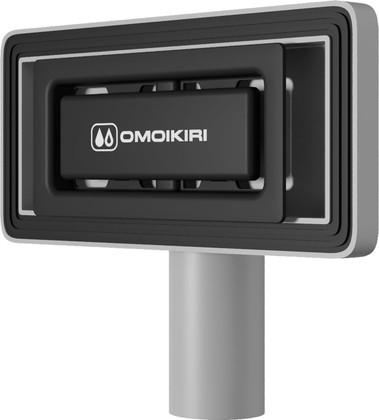 Универсальный перелив для моек Omoikiri прямоугольный OV-2 GB, графит 4956769