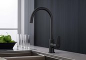 Смеситель для кухни Aquatek Бетта, чёрный матовый AQ1182MB