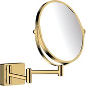 Косметическое зеркало Hansgrohe AddStoris, без подсветки, полированное золото 41791990