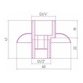 Отражатель с эксцентриком Сунержа, хром 00-1508-0000