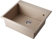Кухонная мойка Omoikiri Tedori 57-SA, Tetogranit, бежевый 4993982