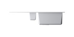 Кухонная мойка Omoikiri Sakaime 86-2-WH с крылом, Tetogranit, белый 4993129