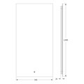 Зеркало с фацетом Defesto Glow 50x100, LED подсветка, ИК-выключатель, тёплый белый свет DF 2515R