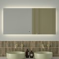 Зеркало с фацетом Defesto Glow 120x60, LED подсветка, ИК-выключатель, нейтральный белый свет DF 2508RH