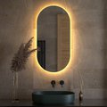 Зеркало Defesto Opti 50x100, LED подсветка, ИК-выключатель, тёплый белый свет DF 2914R