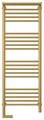 Полотенцесушитель электрический Сунержа Богема 2.0, с полкой, 1200x400, МЭМ слева, матовое золото 032-5206-1240