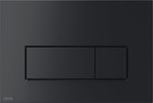 Кнопка управления Alcadrain Thin M578, для унитаза, панель и кнопки: чёрный матовый