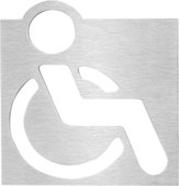 Табличка на дверь Bemeta Hotel Туалет для инвалидов, хром 111022022