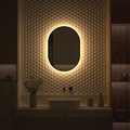 Зеркало с окантовкой Defesto Aura 50x70, LED подсветка, без выключателя, тёплый белый свет DF 2933