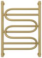 Полотенцесушитель водяной Сунержа Иллюзия+ 700x500, матовое золото 032-0210-7050
