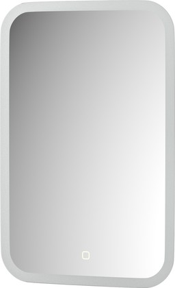 Зеркало с матированием и LED-подсветкой Defesto, 17W, 40x60см, сенсорный выключатель, тёплый белый свет DF 3812S
