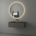 Зеркало Evoform Ledshine d100, LED-подсветка, сенсорный выключатель, тёплый белый свет BY 2657