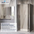 Душевой уголок RGW LE-45 1200x1000, с открытием двери вовнутрь, стекло тонированное, профиль xром 77124520-31