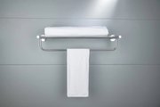 Полка для полотенец Aquatek Европа с держателем, хром AQ4115CR
