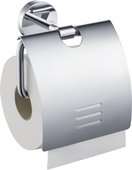 Держатель туалетной бумаги Aquatek Бетта с крышкой, хром AQ4609CR