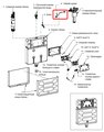 Шланг подсоединения инсталляций Aquatek, 1/2"x3/8" KKI-00000xx
